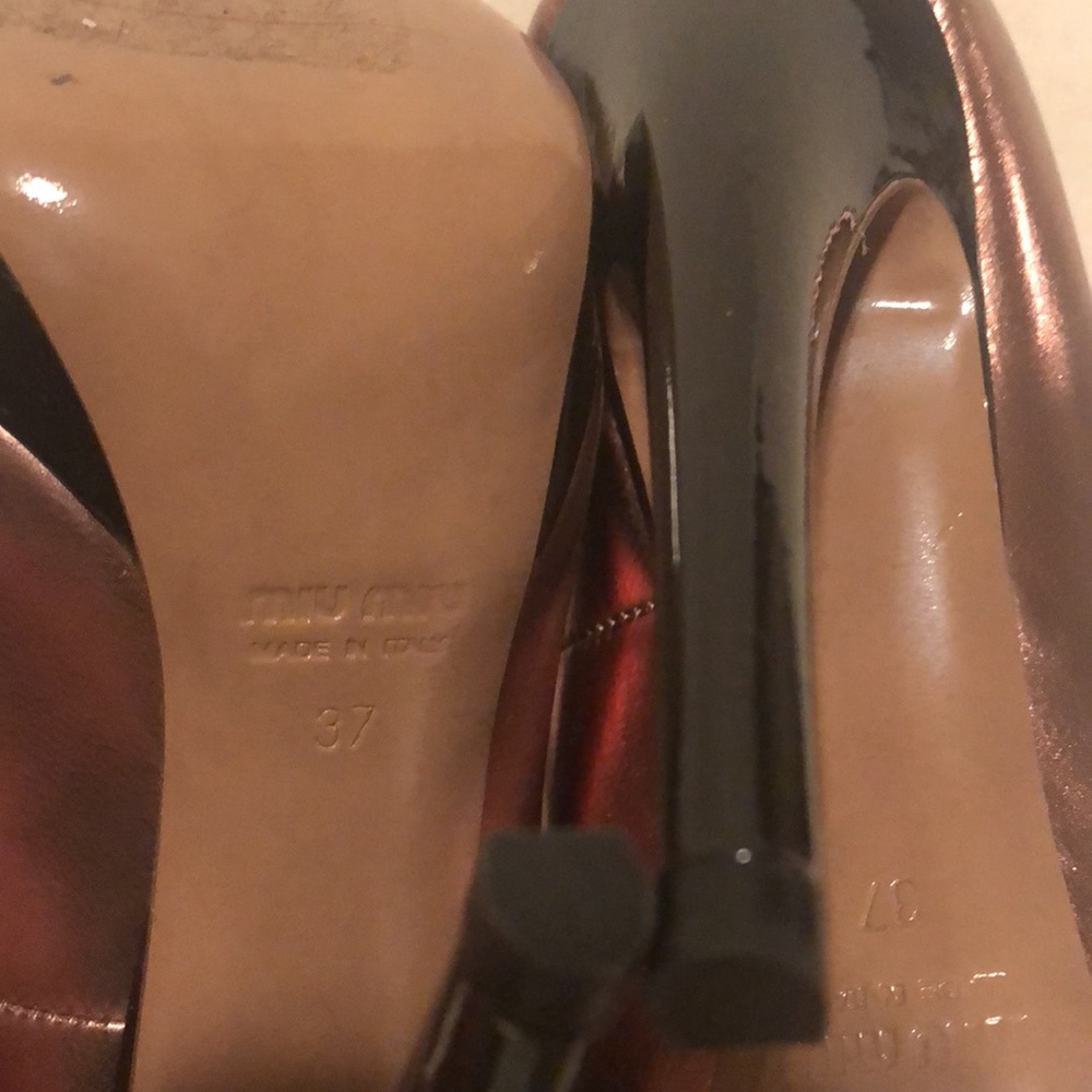 Authentic Miu Miu Patent Pumps - image 5